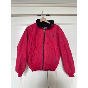 Vtg Patagonia Jacket 8 90s Bomber Syncilla Fleece Lined Style 28119 USA Made